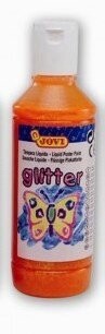 Témpera líquida Jovi con purpurina Amarillo 250ml