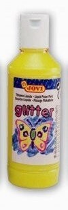 Témpera líquida Jovi con purpurina Amarillo 250ml