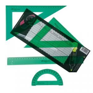 Juego de reglas verdes Faber-Castell