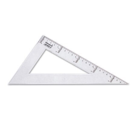 Cartabón rígido 18 cm