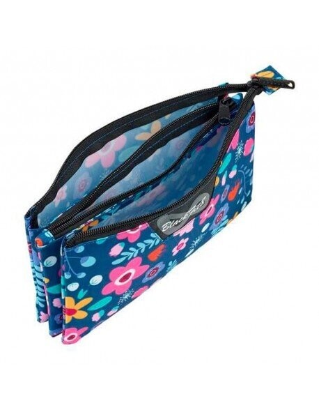 Estuche BlackFit8 flores triple
