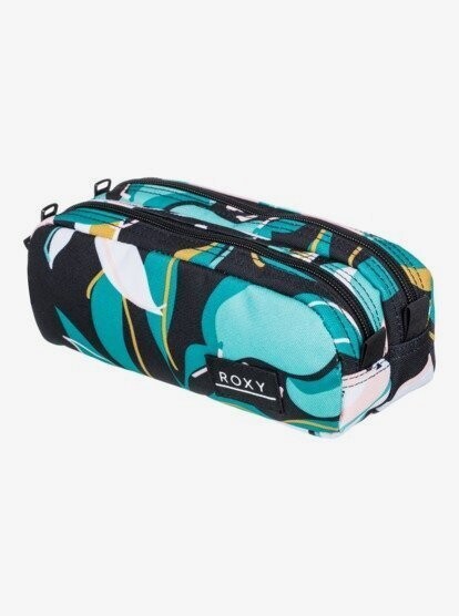 Estuche Roxy tonos verdes doble
