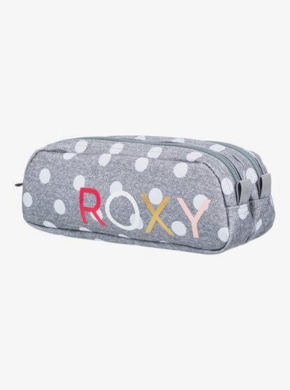 Estuche Roxy gris doble