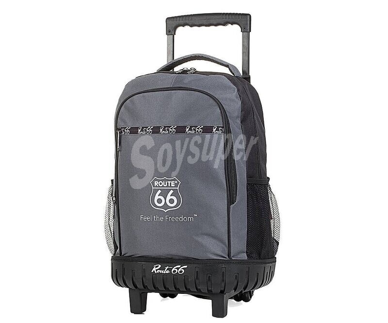 Mochila Ruote 66 con ruedas. Disponible en azul