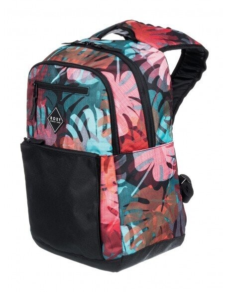Mochila Roxy floral con bolsillo para tablet
