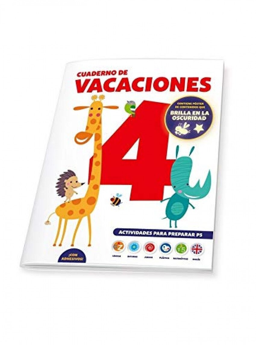 Cuaderno de repaso 2º infantil Saldaña