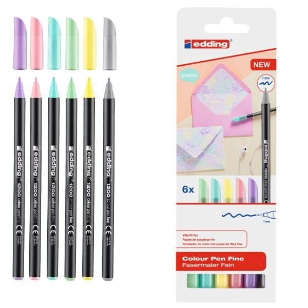 Pack edding 1200 pastel