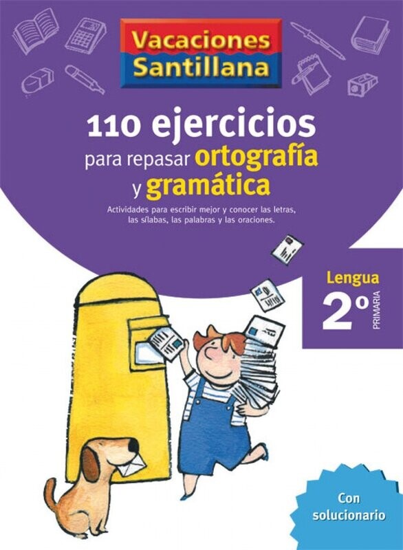 110 ejercicios para repasar ortografía y gramática 2º primaria