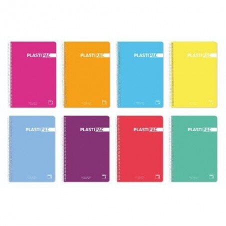 Cuaderno PLÁSTICO 4º cuadriculado