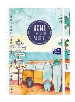 Agenda escolar 22-23 Oxford 8º cartón duro día página home