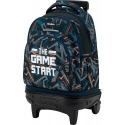 Mochila carro incorporado. Se puede quitar.