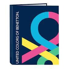 Carpeta 4 anillas united colors of benetton