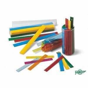 Regla plástico colores