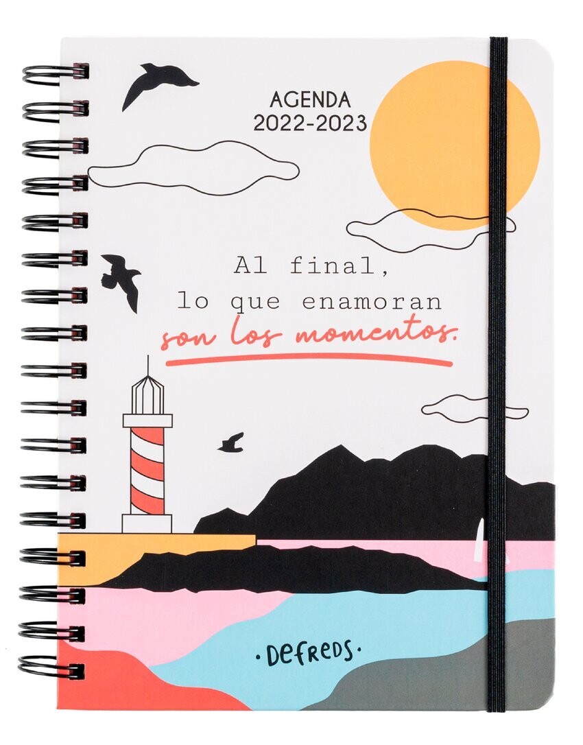 Agenda 4º tapa cartón Defreds semana vista