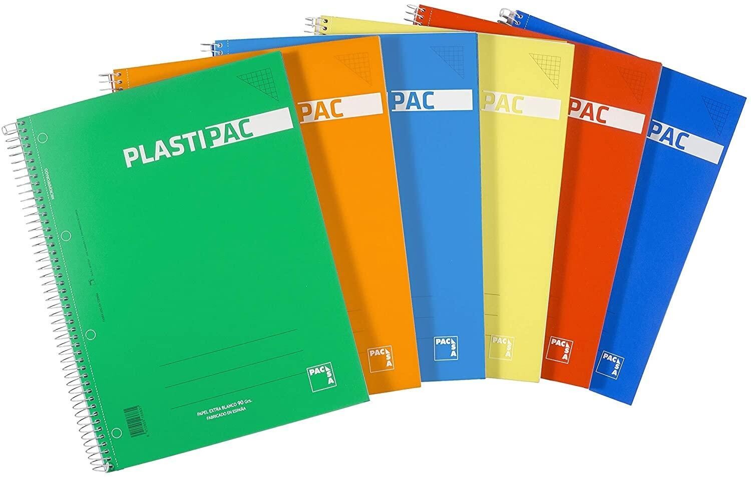 Cuaderno Plástico tamaño folio cuadriculado