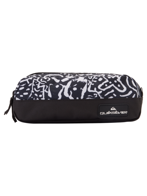 Estuche Quiksilver blanco y negro doble