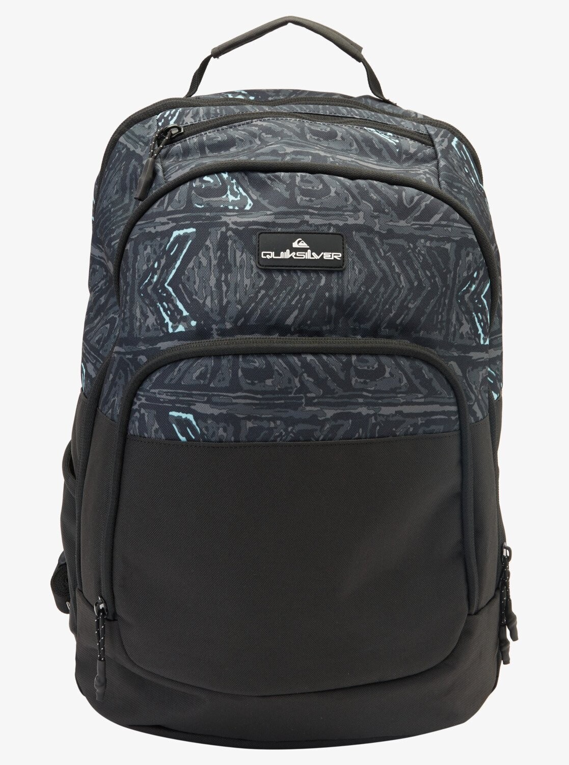 Mochila Quiksilver negro y grises