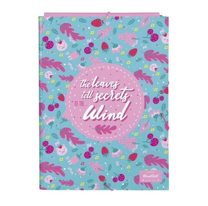Carpeta cartón duro bosque