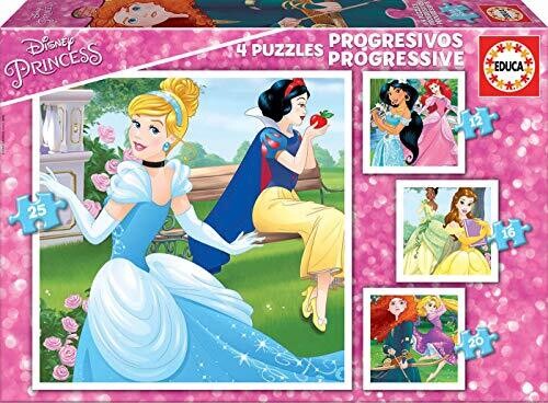 Puzles progresivos Princesas Disney