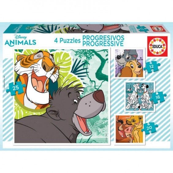 Puzles progresivos Animals