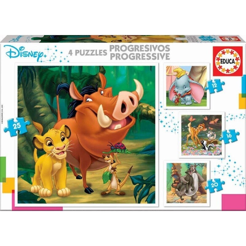 Puzles progresivos Disney
