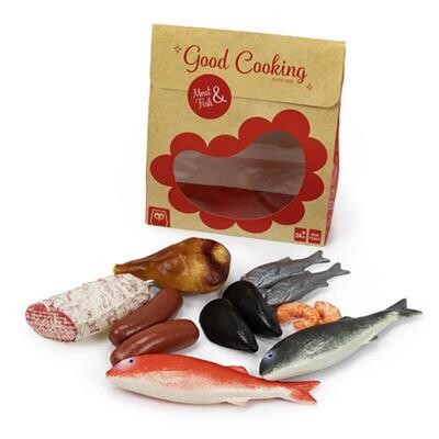 Set de carne y pescado