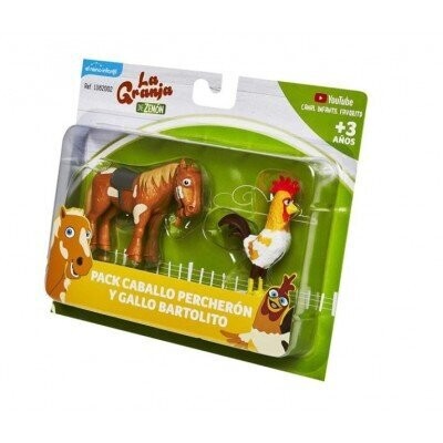 Pack Caballo Percherón y Gallo Bartolito