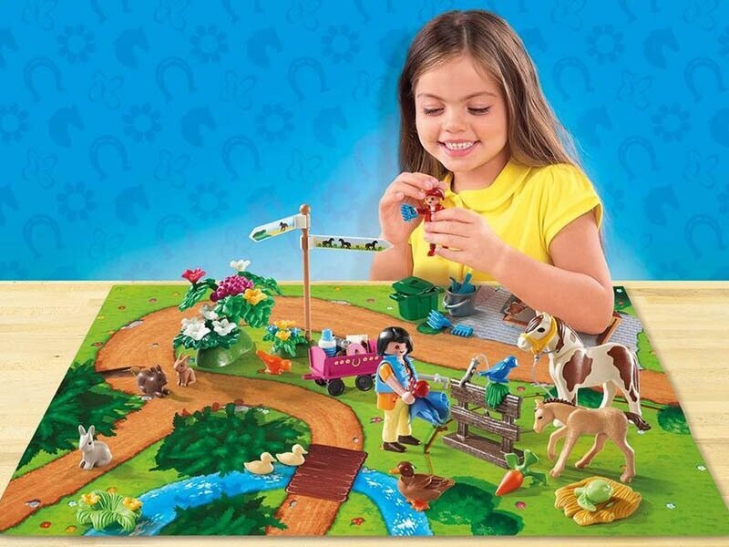 Playmobil Play Map Paseo Con Ponis 9331