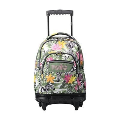 Mochila Totto tropical cebras