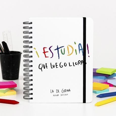 Agenda escolar semanal 2023-2024 "¡Estudia!" La de Girona
