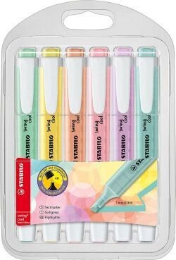 Pack 6 Stabilo pastel