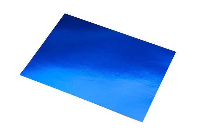 Cartulina 50x65 matelizada azul