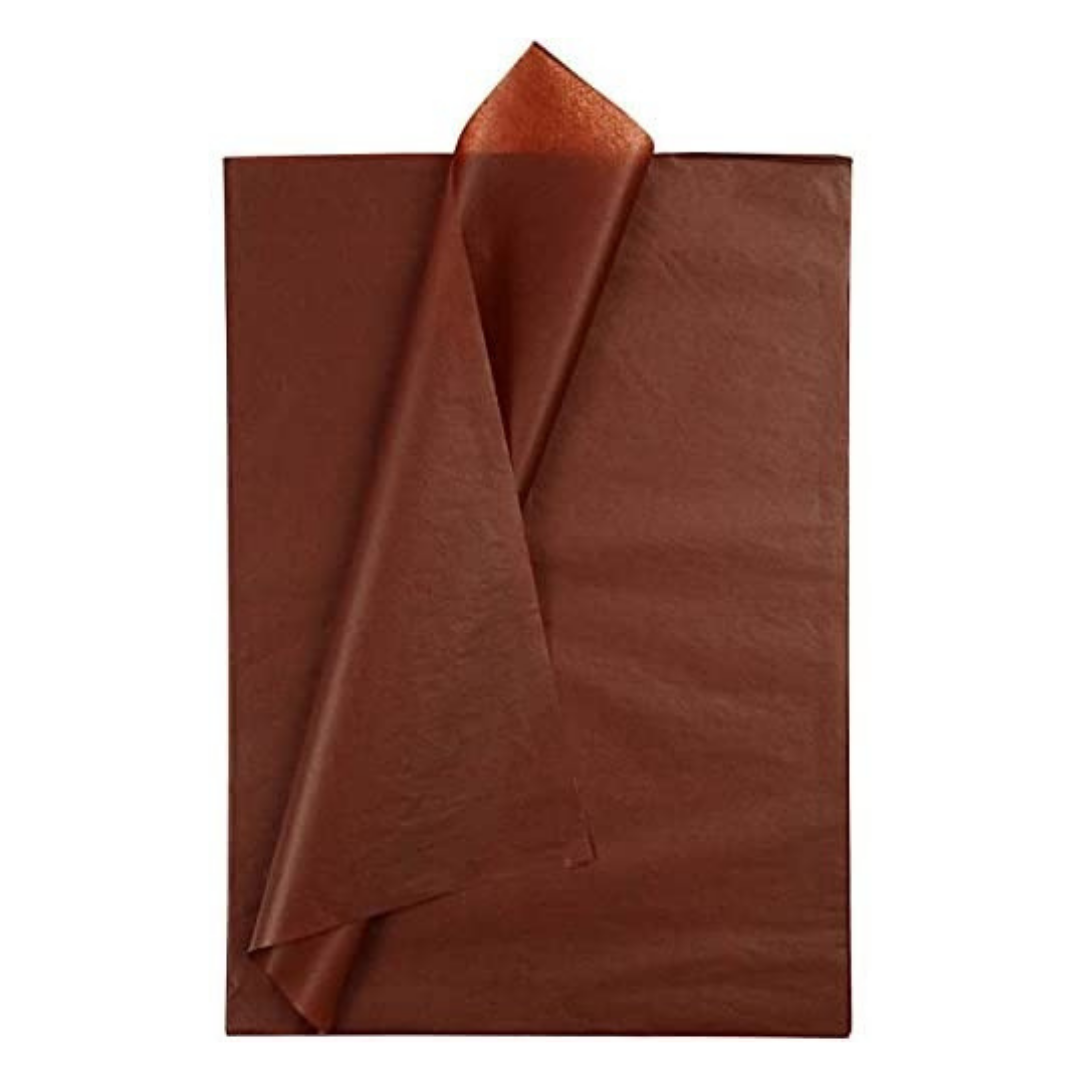 Papel seda 50x75 marrón