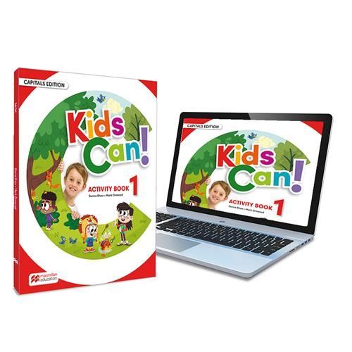 KIDS CAN! 1 Activity Book Capital Letters: Cuaderno actividades versión MAYÚSCULA impreso y digital