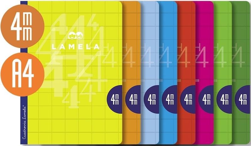 Cuaderno Lamela pauta 4mm 50 hojas