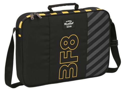 CARTERA EXTRAESCOLARES RECICLADO BLACKFIT8 ZONE 38x28x6cm