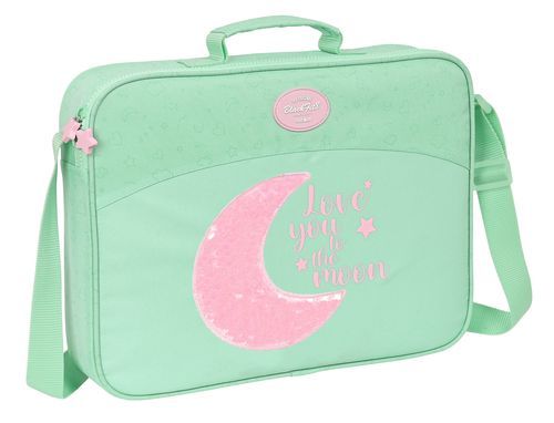 CARTERA EXTRAESCOLARES RECICLADO BLACKFIT8 MOON 38x28x6CM