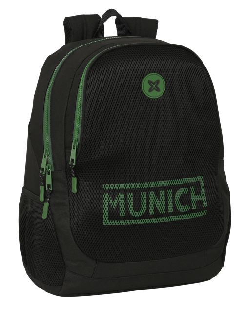 MOCHILA ADAPTABLE CARRO MUNICH CAVIAR 32x44x16cm