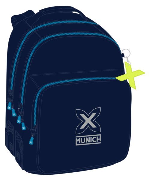 MOCHILA DOBLE ADAPTABLE CARRO MUNICH NAUTIC 32x42x15cm