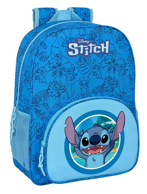 MOCHILA DE 33 CM ADAPTABLE A CARRO STITCH 33x42x14cm