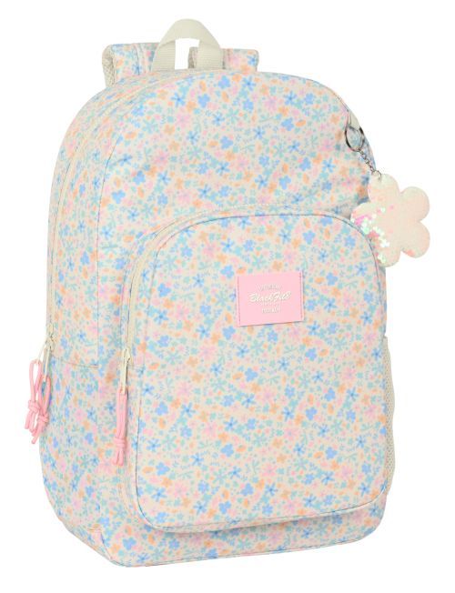 MOCHILA ADAPTABLE CARRO BLACKFIT8 BLOSSOM 30x46x14cm
