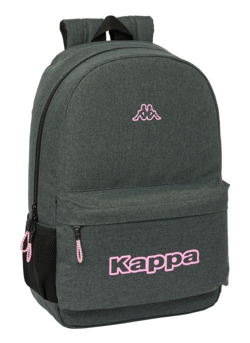 MOCHILA ADAPTABLE CARRO KAPPA SILVER PINK 30x46x14cm
