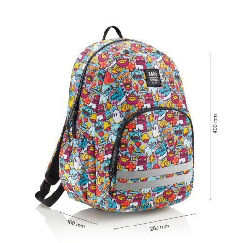 MOCHILA DOBLE ROMA RECICLADA LEVEL UP