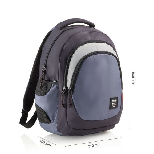 MOCHILA TRIPLE BERLIN RECICLADO RIDER BLUE