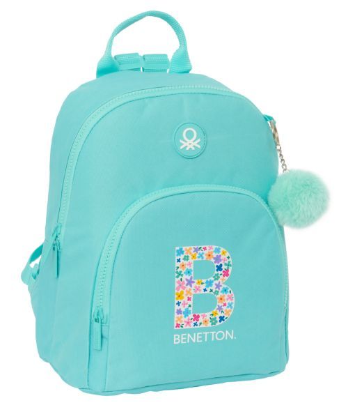 MINI MOCHILA BENETTON LETTER 25x3x13cm