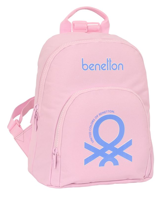 MINI MOCHILA BENETTON PINK 25x30x13cm