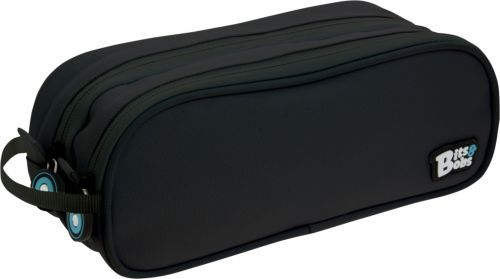 PORTATODO DOBLE BITS & BOBS NEGRO 24,5X9,5 CM