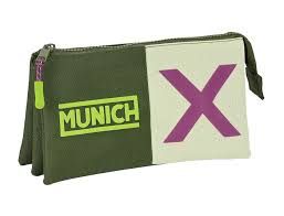 Estuche Munich verde y morado