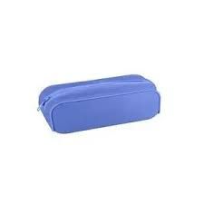 Estuche silicona azul 1 cremallera