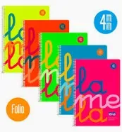 Cuaderno LAMELA grandes anillas 4mm